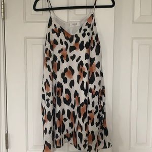 Women’s Peach Love Leopard Dress